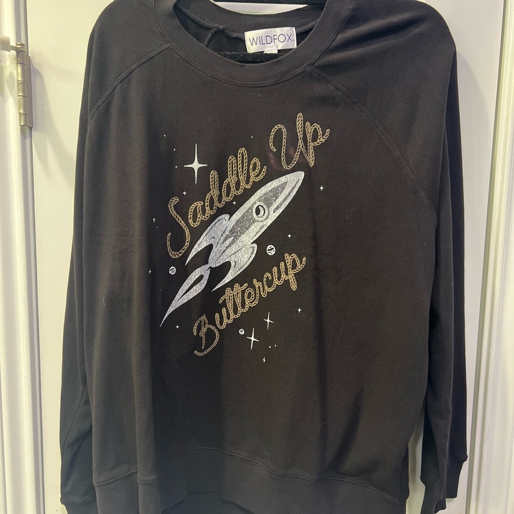 WILDFOX size XL Saddle Up Buttercup Jumper (Sweatshirt)